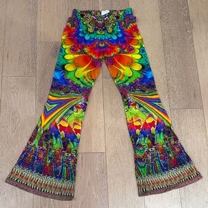 Mills by Camilla Girls Vibrant Multicolor Flared Pants